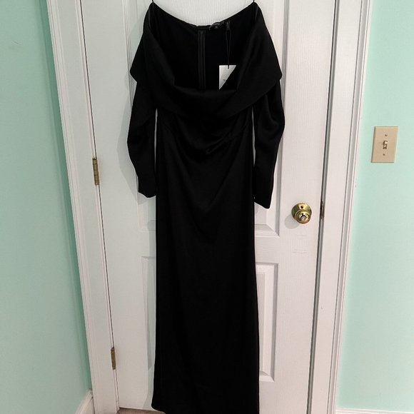 Theory Elegant Maxi Off the Shoulder Dress Gown (NWT) - Picture 3 of 11